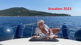 Kroatien mit unserem Boot NATALI 2023 Biograd Kuklica Preko Veli Rat Rogoznica [upl. by Ailegra]