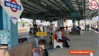 Karnataka Express Final Departure Announcement at Khandwa Railway Station [upl. by Llirrehs]