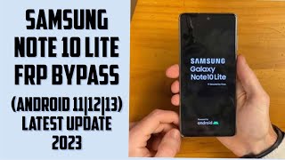 Samsung note 10 Frp bypass  Samsung note 10 google account unlock 2022 [upl. by Lanette]