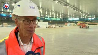 Werk aan Thialf gaat in de bouwvak gewoon door [upl. by Gyatt]