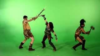 Skyrim Parodies Lydia Takes on the Forsworn Behind the Scenes [upl. by Jay]