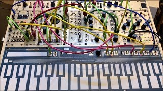 West Coast Modular  Sputnik Touch Keyboard Oscillator 4Tap Delay Make Noise LxD WMD ToolBox [upl. by Virg849]