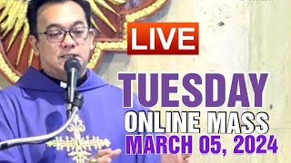 QUIAPO CHURCH LIVE MASS TODAY REV FR DOUGLAS BADONG MARCH 52024 [upl. by Adnirod]