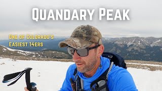 Quandary Peak  Hiking one of Colorado’s Easiest 14ers [upl. by Taima]