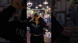 Coffee culture in the USA vs coffee culture Europe coffee europe travel [upl. by Tita]