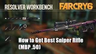 How to Get Best Sniper Rifle MBP 50 Specialist Weapon in Far Cry 6 [upl. by Lotz]