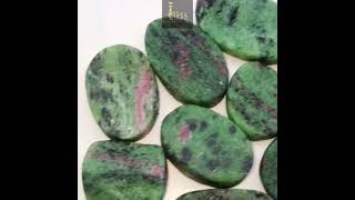 Natural Ruby Fuchsite Druzy Cabochon Gemstone Loose Gemstone lot shorts [upl. by Dewhirst]