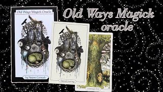 Old Ways Magic Oracle by Naomi Cornock  Flipthrough Guidebook Pairings amp Reading [upl. by Nart]