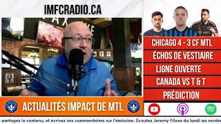 CHICAGO 4 3 CF MTL  CANADA VS TRINIDAD amp TOBAGO IMFC RADIO DISPONIBLE PARTOUT [upl. by Iphigeniah]