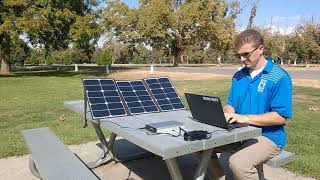 Solar Panel with a Wall Socket [upl. by Clift]