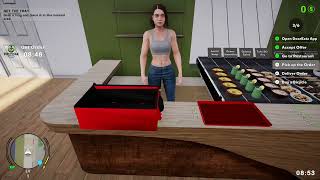 Food Delivery Simulator  gameplay pc videogame [upl. by Aivad]