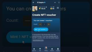 X Empire Airdrop NFT Voucher Mint [upl. by Ekud]