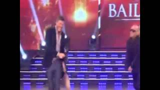 La divertida previa del Bicho Gomez y Anita en Showmatch 2014 [upl. by Anaerol247]