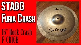 Stagg Furia 16quot Crash Cymbal Demo [upl. by Adnaral]