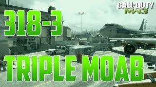 3183 Triple MOAB  Most Kills In MW3  Terminal Spawn Trap Most Kills In Call of Duty [upl. by Marybelle]