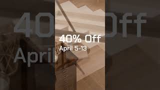 PORCELANOSA US  SALE APRIL 24 [upl. by Halbeib]