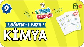 9Sınıf Kimya  1Dönem 1Yazılıya Hazırlık [upl. by Aeneus]