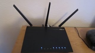 Asus RTAC66R 80211ac Router UI Walkthrough [upl. by Alfeus]