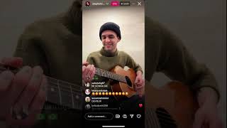 Stephen Sanchez singing songs on IG live Jan162024 [upl. by Feodor]