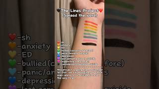 ❤️🧡💛💚🩵💙🩷🖤 kattsould3ad vent thelinesproject nohate fyp mentalhealth [upl. by Revlis986]