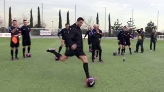 Cristiano Ronaldo en entraînement pour PES 2013 Partie 2 [upl. by Gilliette]