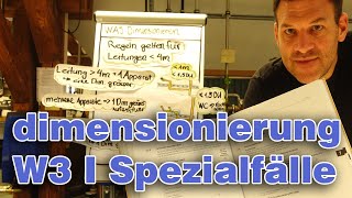 WAS Dimensionieren 3 I Grundlagen  Spezialfälle [upl. by Eednus]