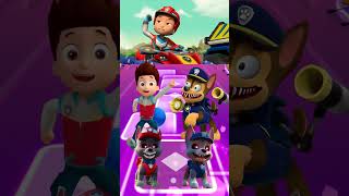 Scary Chase 🆚 Rubble 🆚 Ryder 🆚 Fly  PAW Patrol 🎶 Tiles Hop EDM Rush coffindance pawpatrol [upl. by Newell]