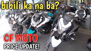 CF MOTO lang malakas CF MOTO Price Updates [upl. by Krucik]