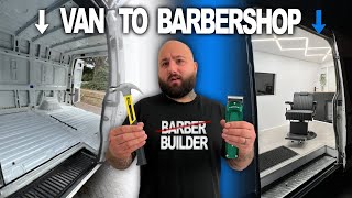 MOBILE BARBERSHOP VAN CONVERSION Official Trailer [upl. by Arykahs804]