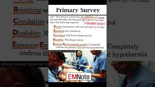 Primary Survey ABCDE of ATLS [upl. by Wolliw]