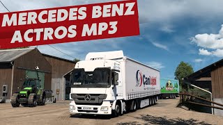 MERCEDES BENZ ACTROS MP3  PARİS  DORTMUND  ETS2 vlog roleplay realisticdriving 152 [upl. by Aicekan]