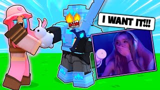 If I Win on Solos Im Getting a Pet Bunny Roblox Bedwars [upl. by Thanasi]