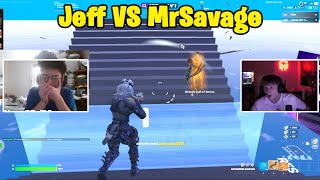 Asian Jeff VS MrSavage 1v1 TOXIC Buildfights [upl. by Carena]