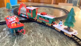 El TREN eléctrico de PAPÁ NOEL 🎅🏼 🚂 🚃 🎄con LUZ y SONIDO💡🎶 UNBOXING y Funcionamiento ⚡️⛄️ [upl. by Hteazile]