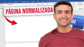 Como Voltar ao Normal a Página do WORD [upl. by Graaf98]