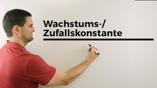 WachstumsZerfallskonstante exponentielles Wachstum  Mathe by Daniel Jung [upl. by Verner618]