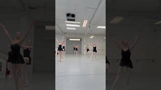 Lets do Pointe Combination in Center  Vaganova training in California dance ballet [upl. by Daberath]