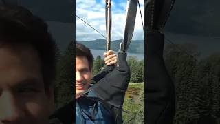 World longest zip line Alaska travel alaskatravel viralvideo trending adventure explore [upl. by Hancock]