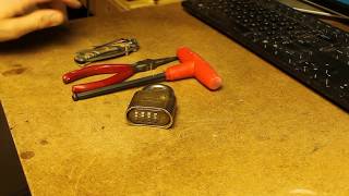 Lock Picking the Master 175 Four Digit Lock  Disassembly and Decoding [upl. by Dibrin]