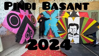 Pindi Basant 2024  Rawalpindi City Basant  Biggest kites ever  Police aa gayai [upl. by Rosanne]