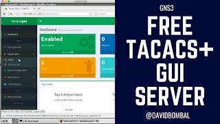 Free TACACS GUI Server Easy way to add AAA servers to your GNS3 labs Part 1 [upl. by Esinad903]