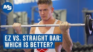 EZ Bar Vs Straight Bar Curl Which is Better For Building Biceps ft Scott Herman [upl. by Barayon]