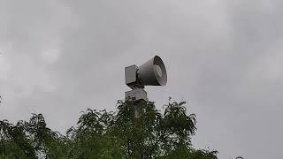 Federal Signal 2001DC SRN Alert Signal w Siren Ambiance Chicago IL 9622 Siren Test [upl. by Rainie48]