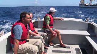 Departure from Ascension Island by bark EUROPA [upl. by Anyah]