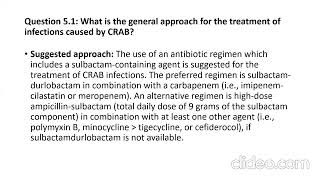 IDSA 2024 Treatment Guidance for Carbapenemresistant Acinetobacter baumannii CRAB Infections [upl. by Richarda]