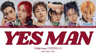 P1Harmony 피원하모니  Yes Man Color Coded Lyrics HANROMENG [upl. by Peggi]