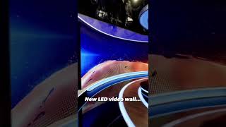 New curved Leyard LED wall in tvmarkiza tv studio for ultimate broadcast flexibility [upl. by Yenwat658]