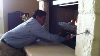 HOW START GAS FIREPLACE [upl. by Ahserak]