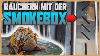 Räuchern mit dem Gasgrill  die Räucherbox Anleitung  Pulled Chicken Rezept [upl. by Vareck]