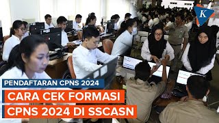 Cara Cek Formasi CPNS 2024 di SSCASN [upl. by Thrasher399]